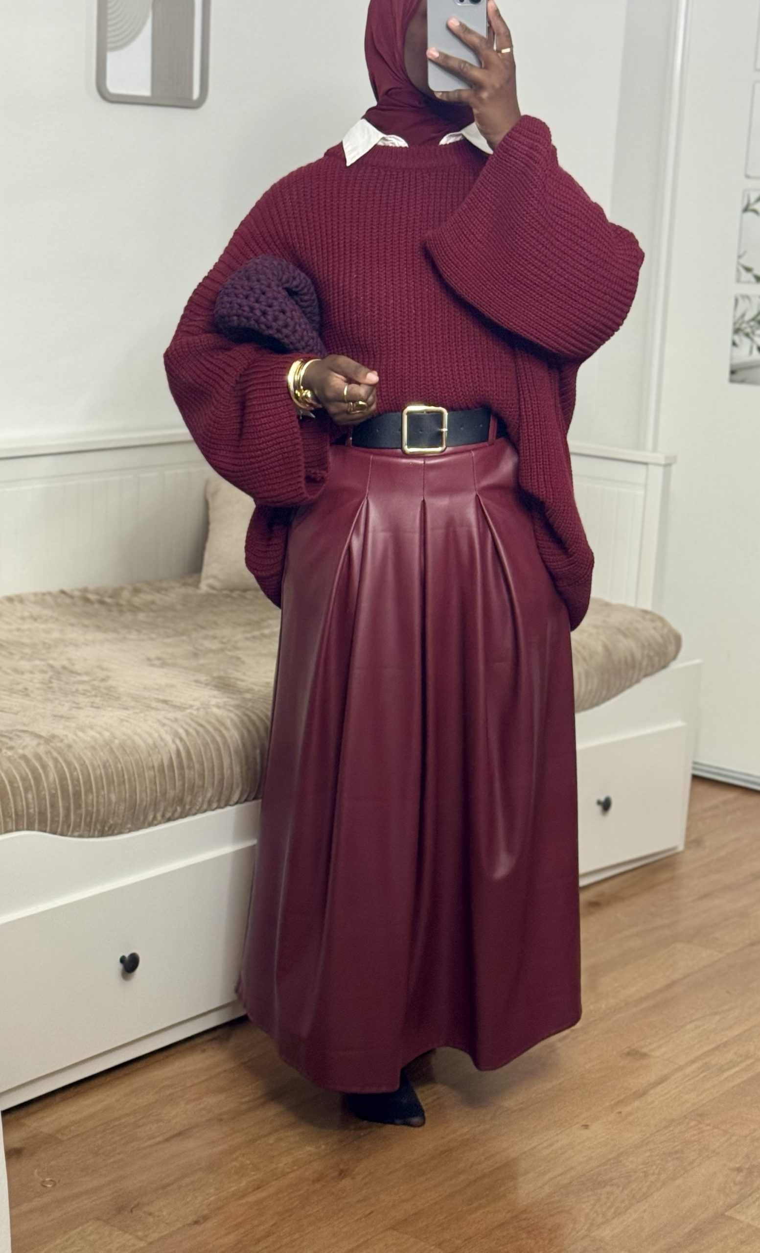 Jupe en similicuir – Image 3