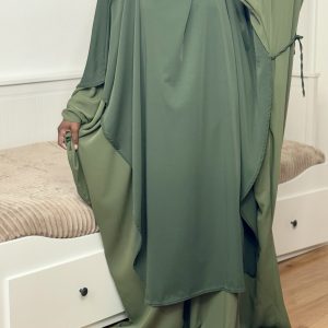 Maxi Khimar à fente à nouer