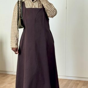 Robe salopette en jean
